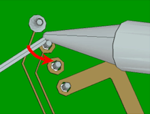 Point soldering